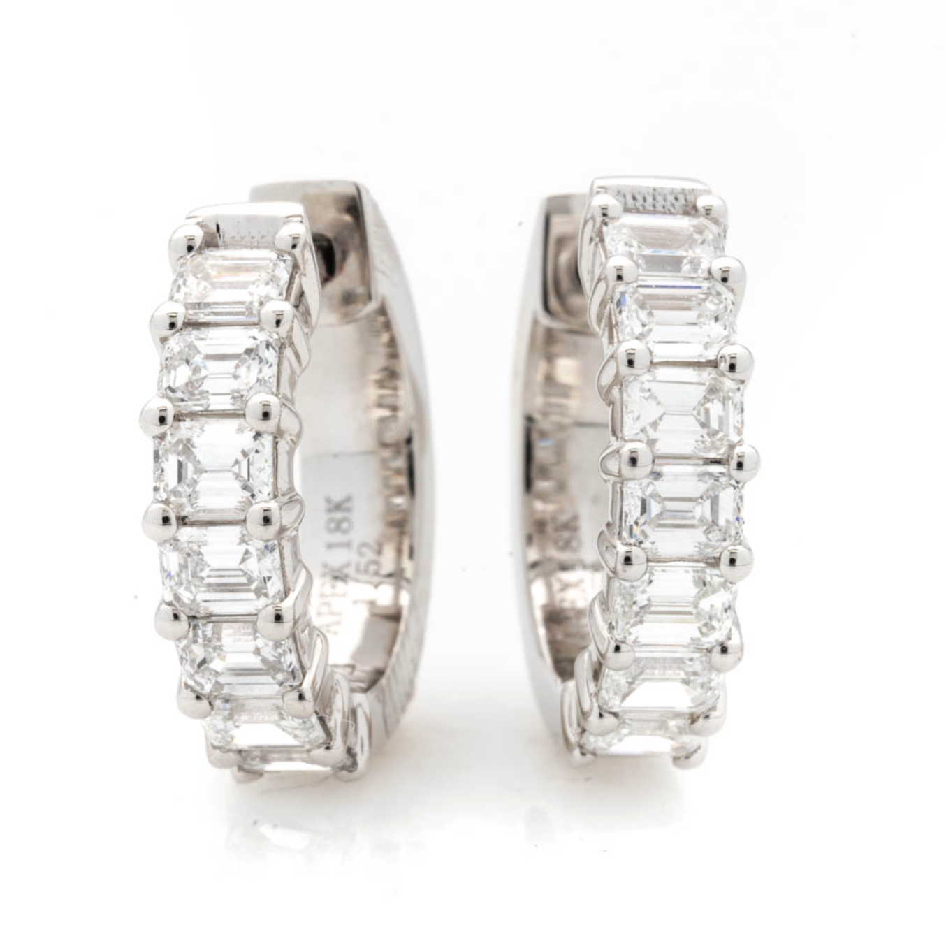 Fancy Shape Huggie Hoop Earrings
