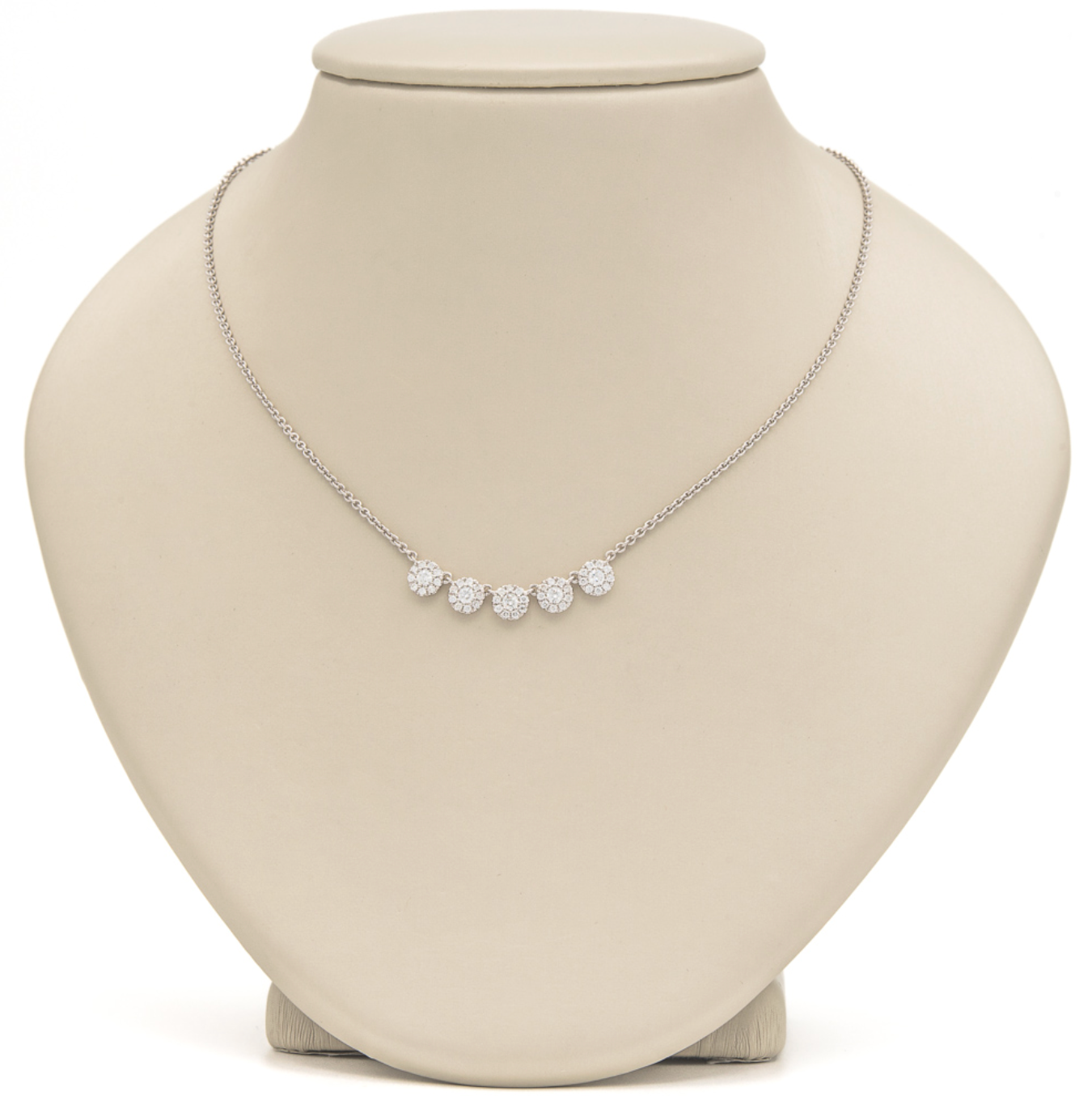 Halo Plate Style Fashion Necklace