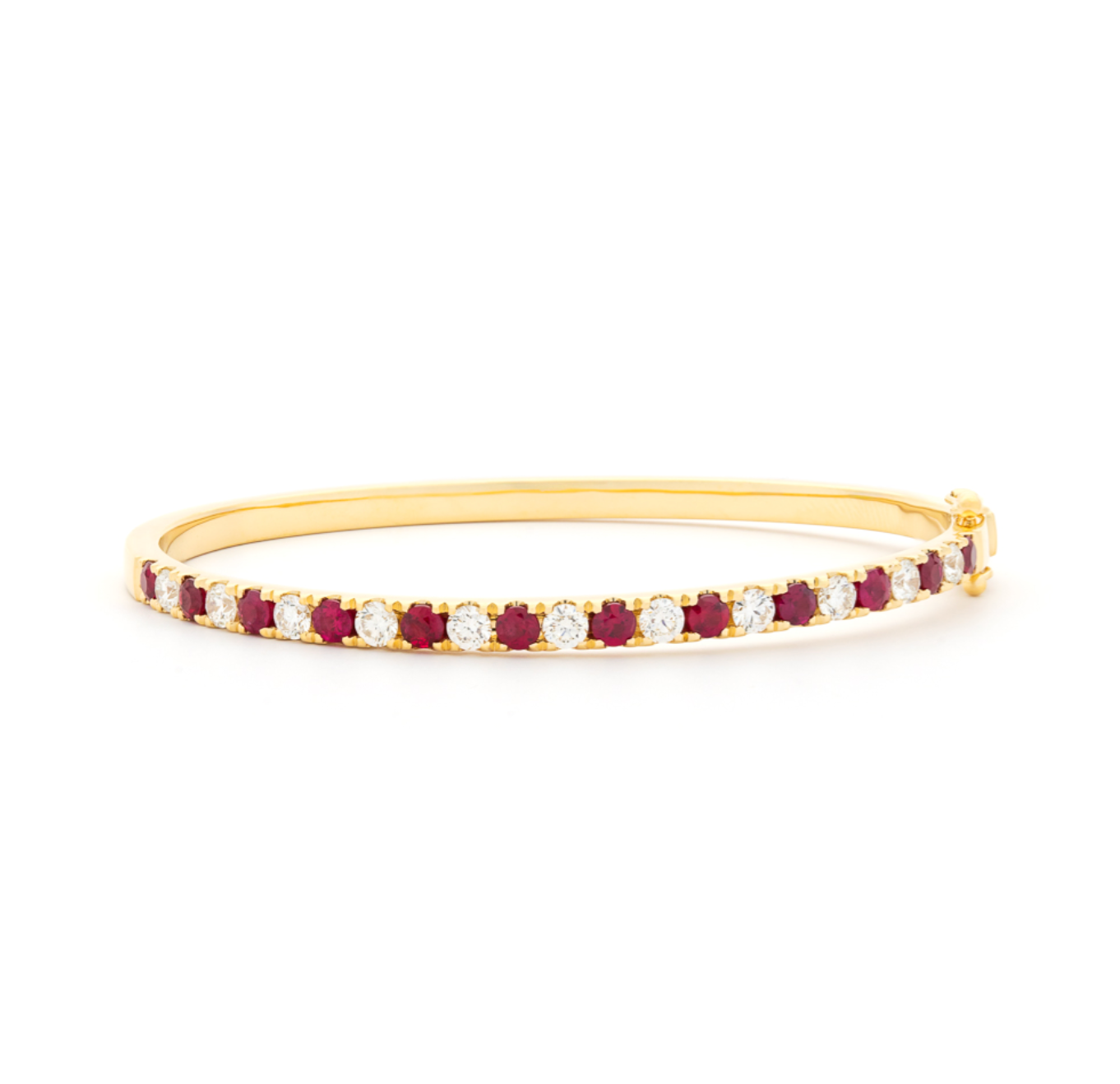Gemstone Bangle Bracelet