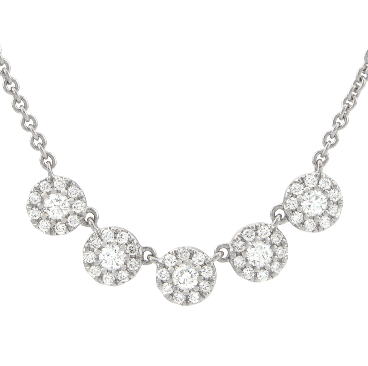 Halo Plate Style Fashion Necklace