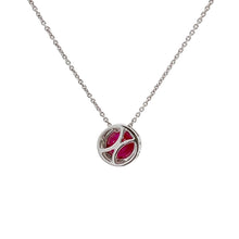 Load image into Gallery viewer, RUBY HALO PENDANT