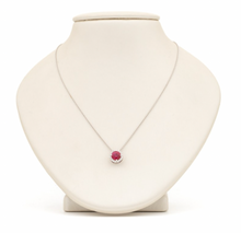 Load image into Gallery viewer, RUBY HALO PENDANT