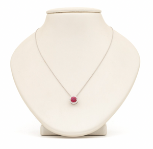 RUBY HALO PENDANT