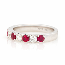 Load image into Gallery viewer, RUBY &amp; DIAMOND FASHION BAND