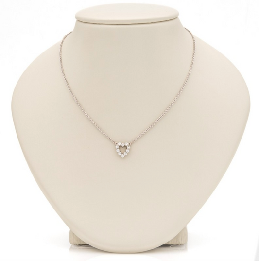 14K WG DIAMOND FASHION NECKLACE