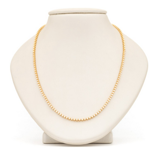 14K YG DIAMOND FASHION NECKLACE