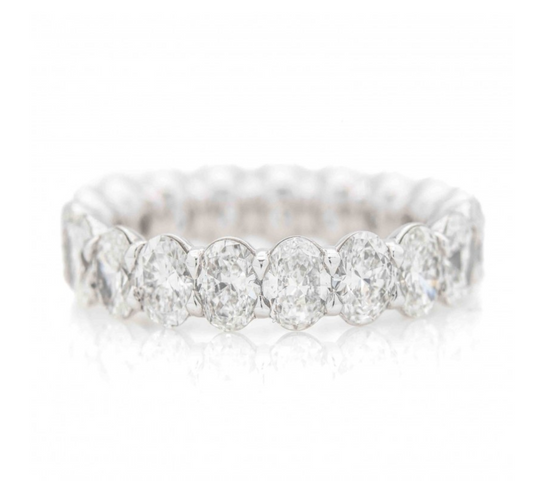 Oval Eternity Band
