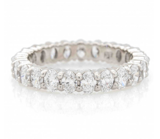 Oval Eternity Band