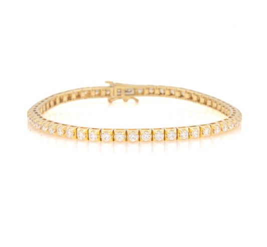 Pyramid Tennis Bracelet