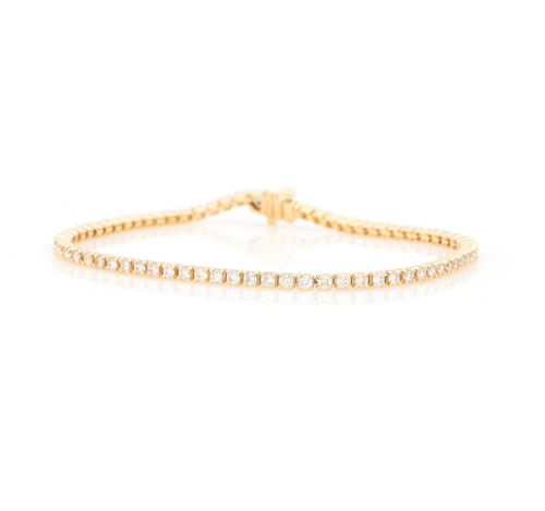 ROUNDED LINK TENNIS BRACELET