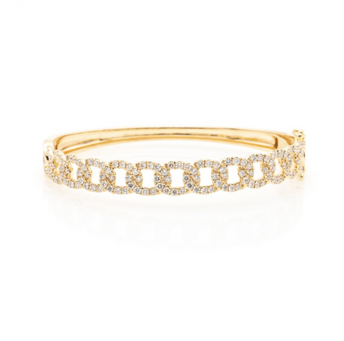 CHAIN STYLE BANGLE BRACELET