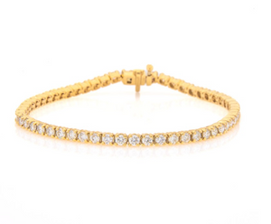 ROUNDED LINK TENNIS BRACELET