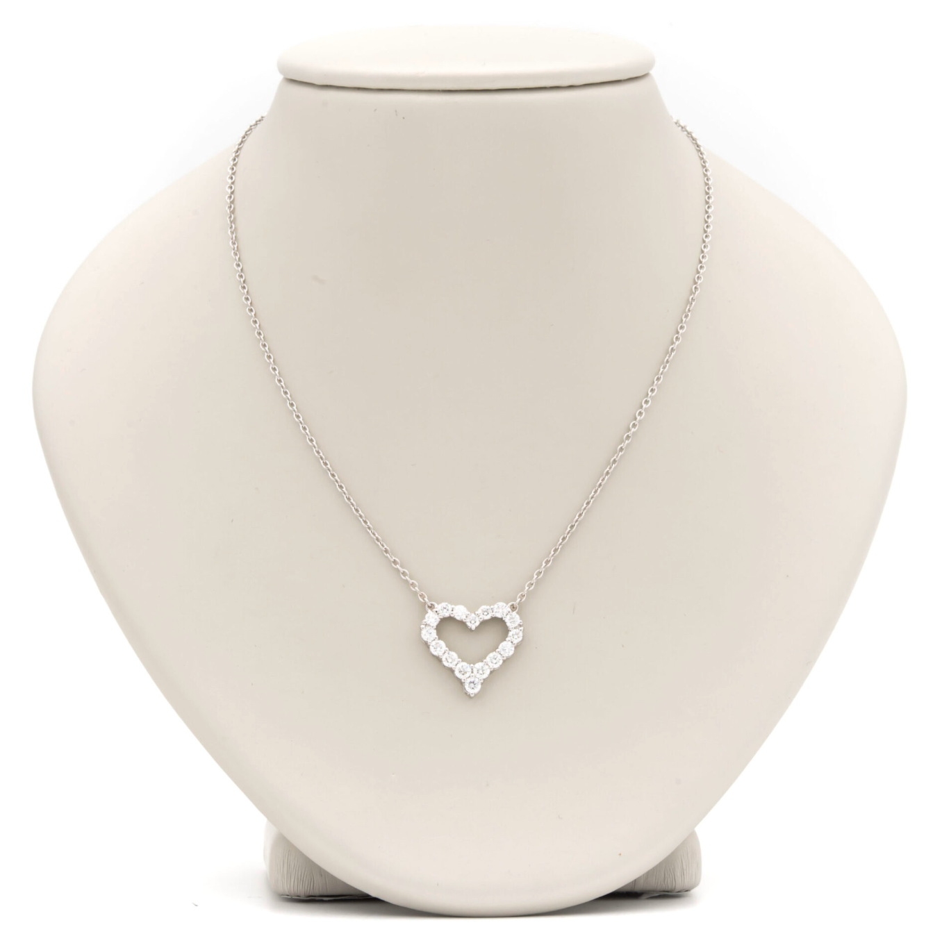18K Diamond Heart Fashion Necklace