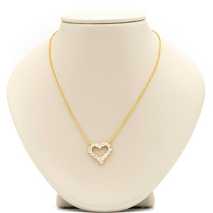 14K YG 1.12CT DIAMOND FASHION NECKLACE