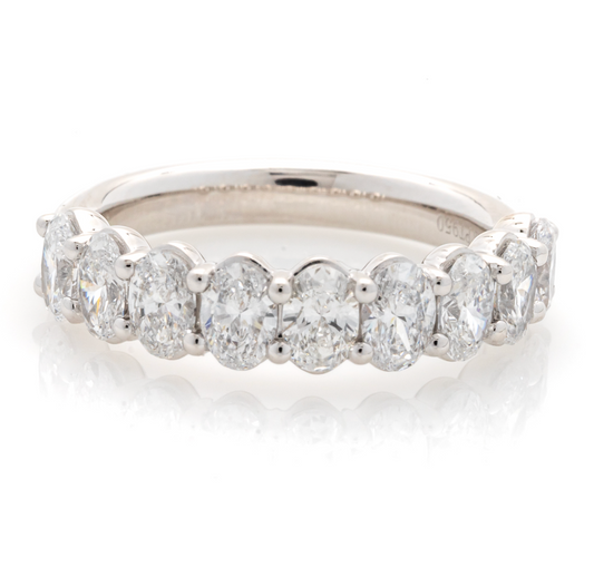 Oval Multi-Stone Band