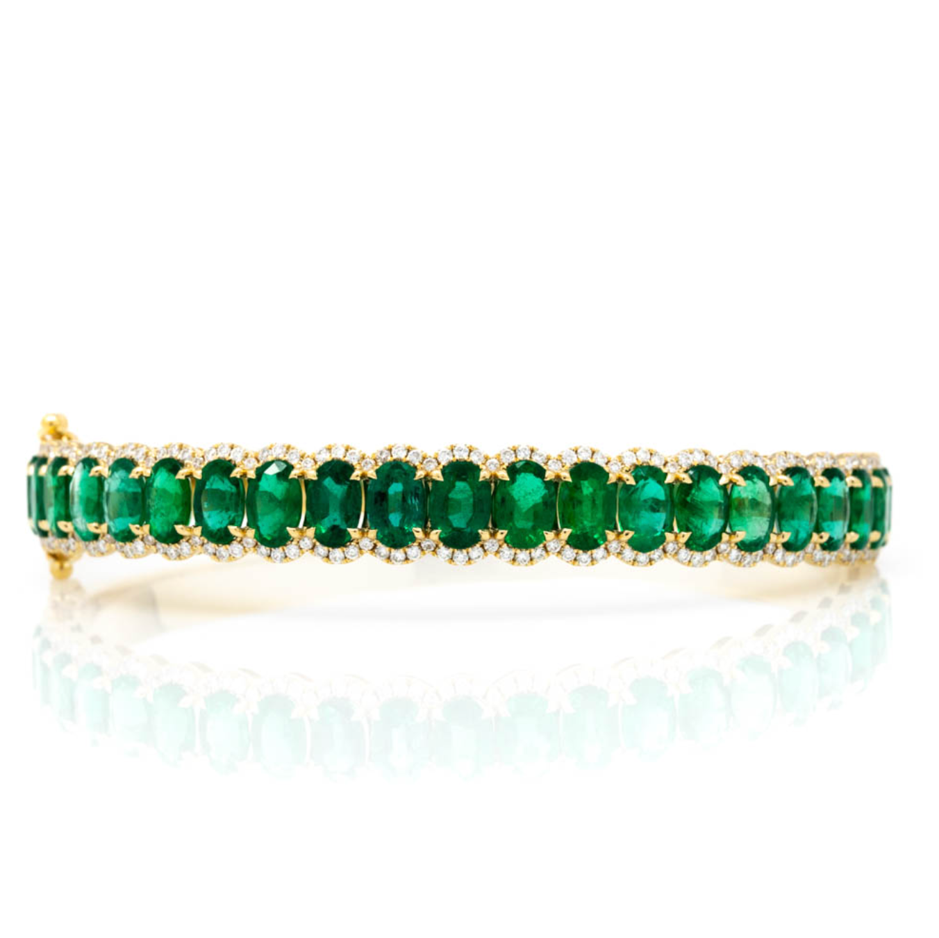 Gemstone Bangle Bracelet