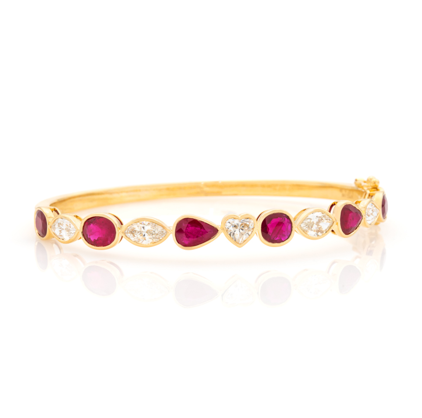 Gemstone Bangle Bracelet
