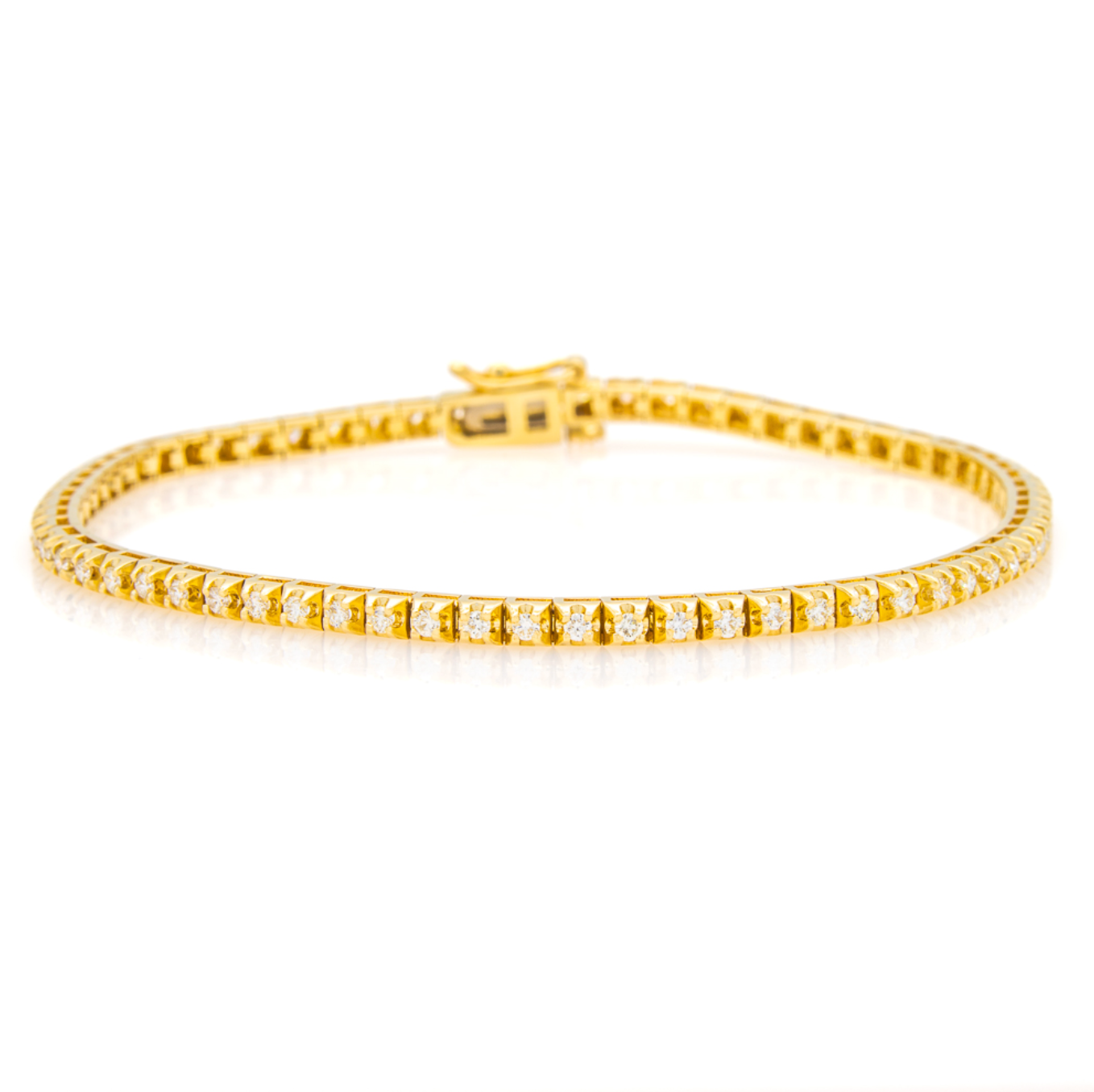 Pyramid Tennis Bracelet