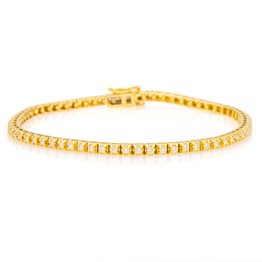 Pyramid Tennis Bracelet