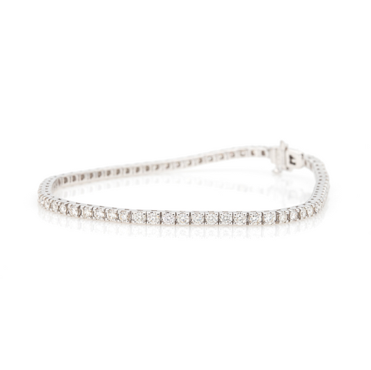 Boxy Link Tennis Bracelet