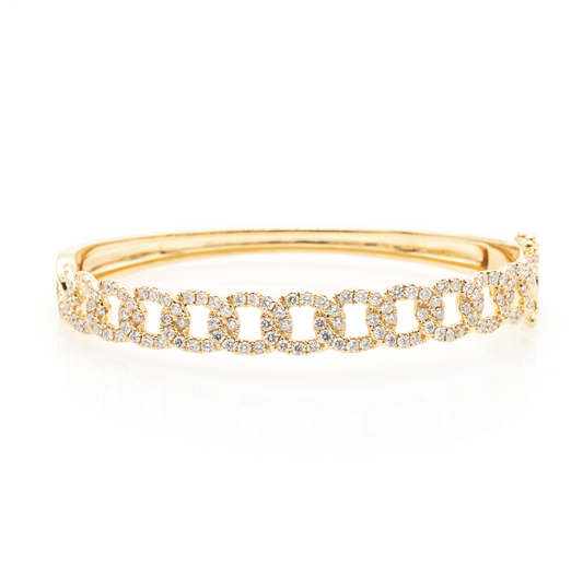 Chain Style Bangle Bracelet