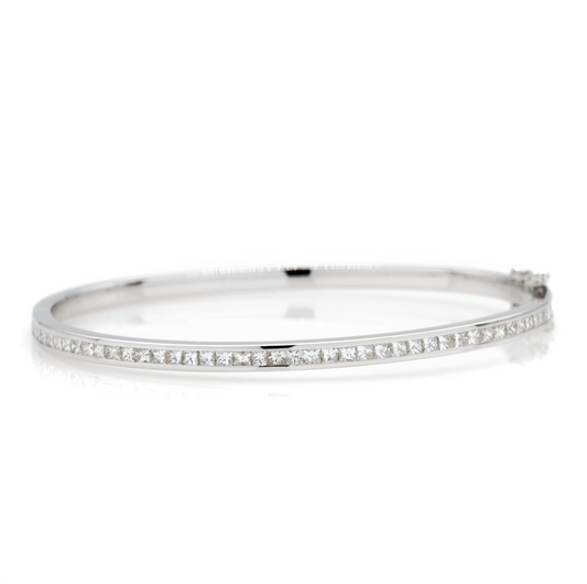 Fancy Shape Bangle Bracelet
