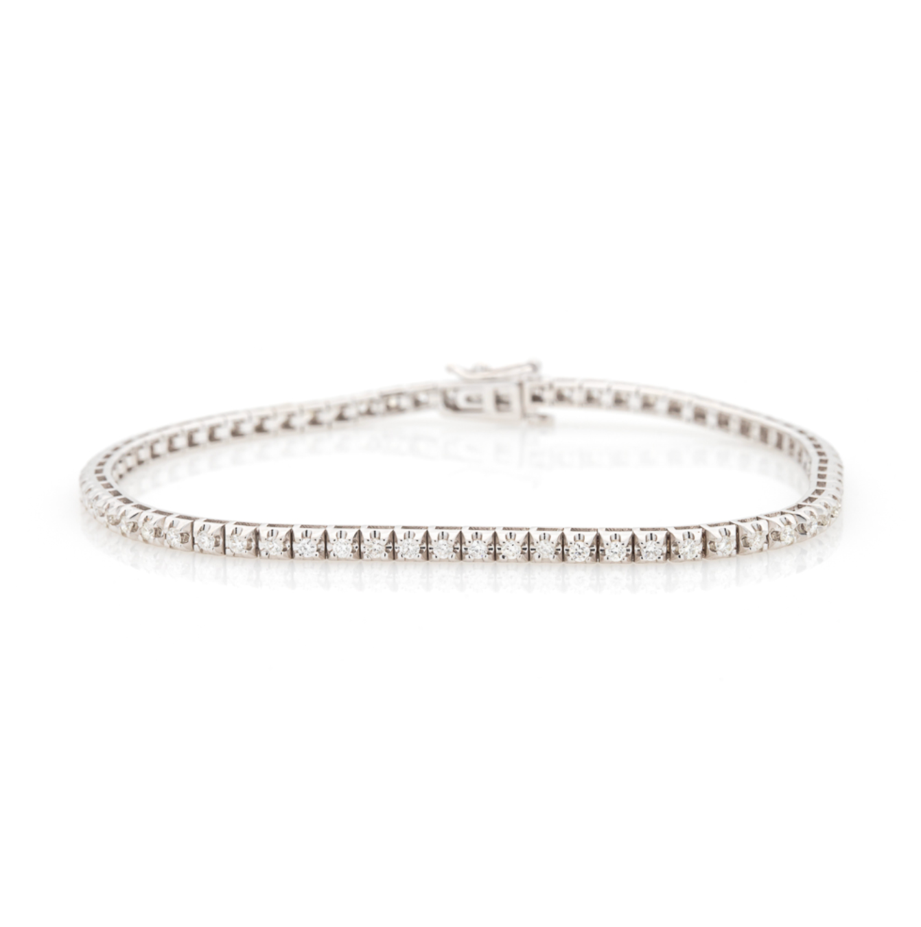 Pyramid Tennis Bracelet