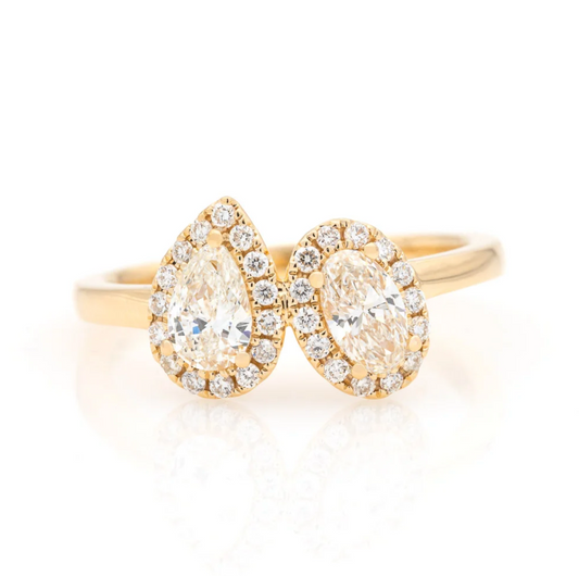 2-Stone Fashion Ring