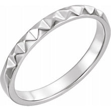 Load image into Gallery viewer, 14K Stackable Pyramid Ring