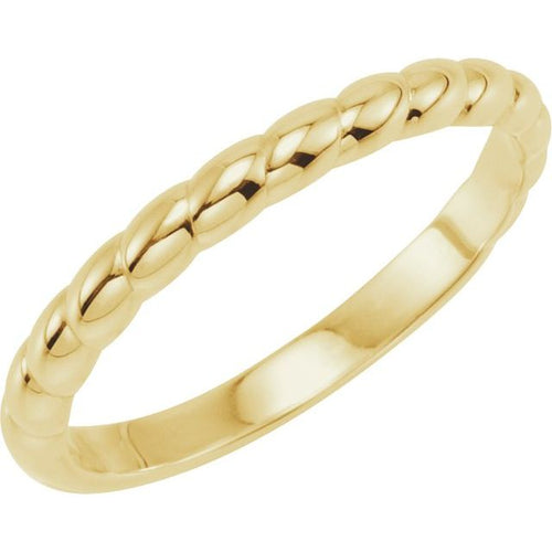14K Stackable Ring