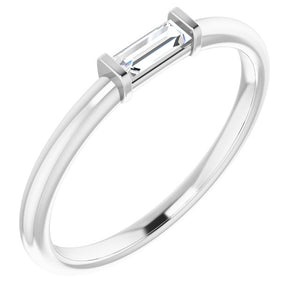 14K 1/6 CTW Diamond Stackable Ring