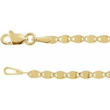 Load image into Gallery viewer, 14K Yellow 2.7 mm Mirror Link Chain 7 1/2&quot; Bracelet
