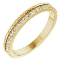 Load image into Gallery viewer, 14K Yellow 1/5 CTW Natural Diamond Eternity Band