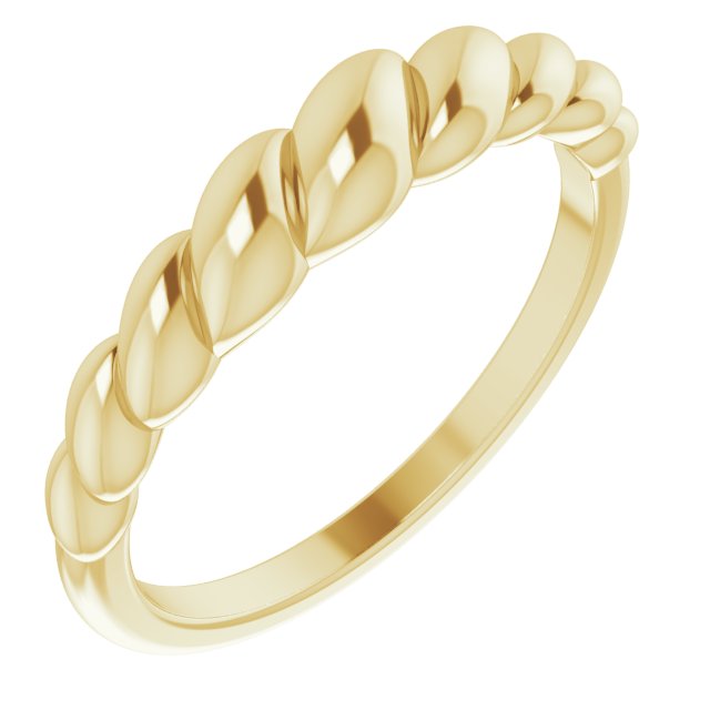 14K Rope Dome Ring